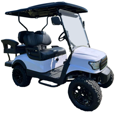cart de golf voiture blanche voiturettes de golf