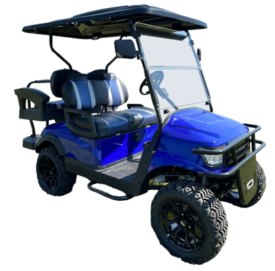 cart de golf voiture bleue voiturettes de golf