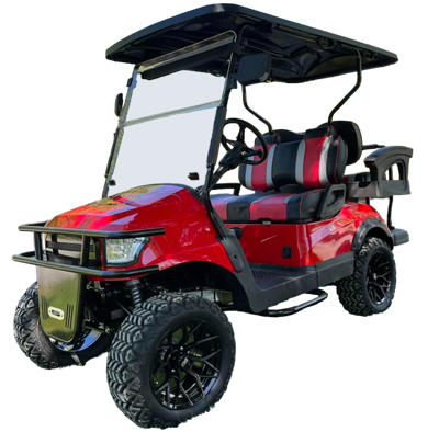 cart de golf voiture rouge voiturettes de golf